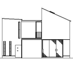 PARALLEL HOUSE 立面図